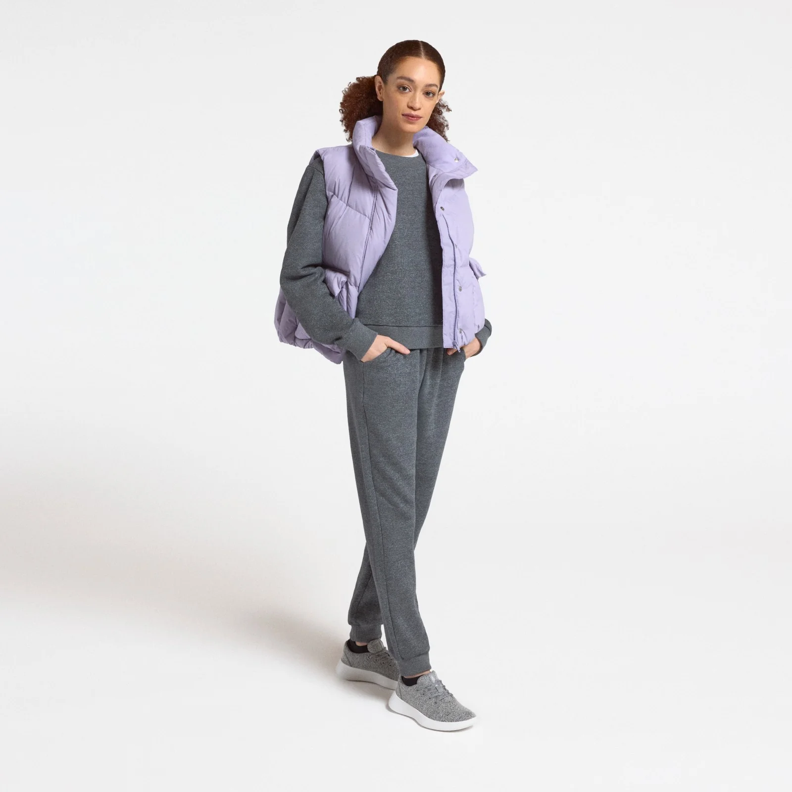 Women's Merino Blend Sweatshirt - Natural Grey Heather - Image 5