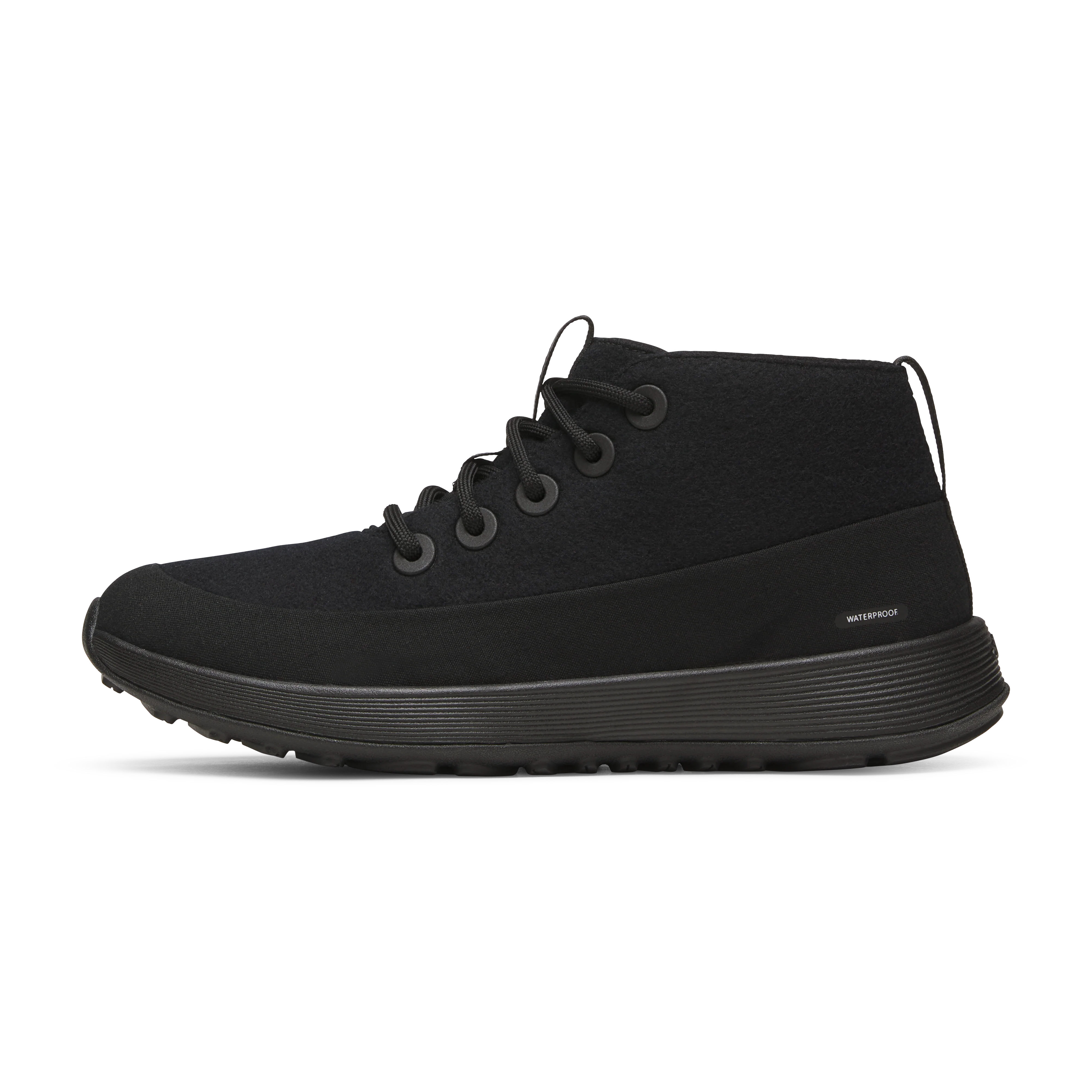 Men's Wool Runner NZ Mid Waterproof - Natural Black (Natural Black Sole)